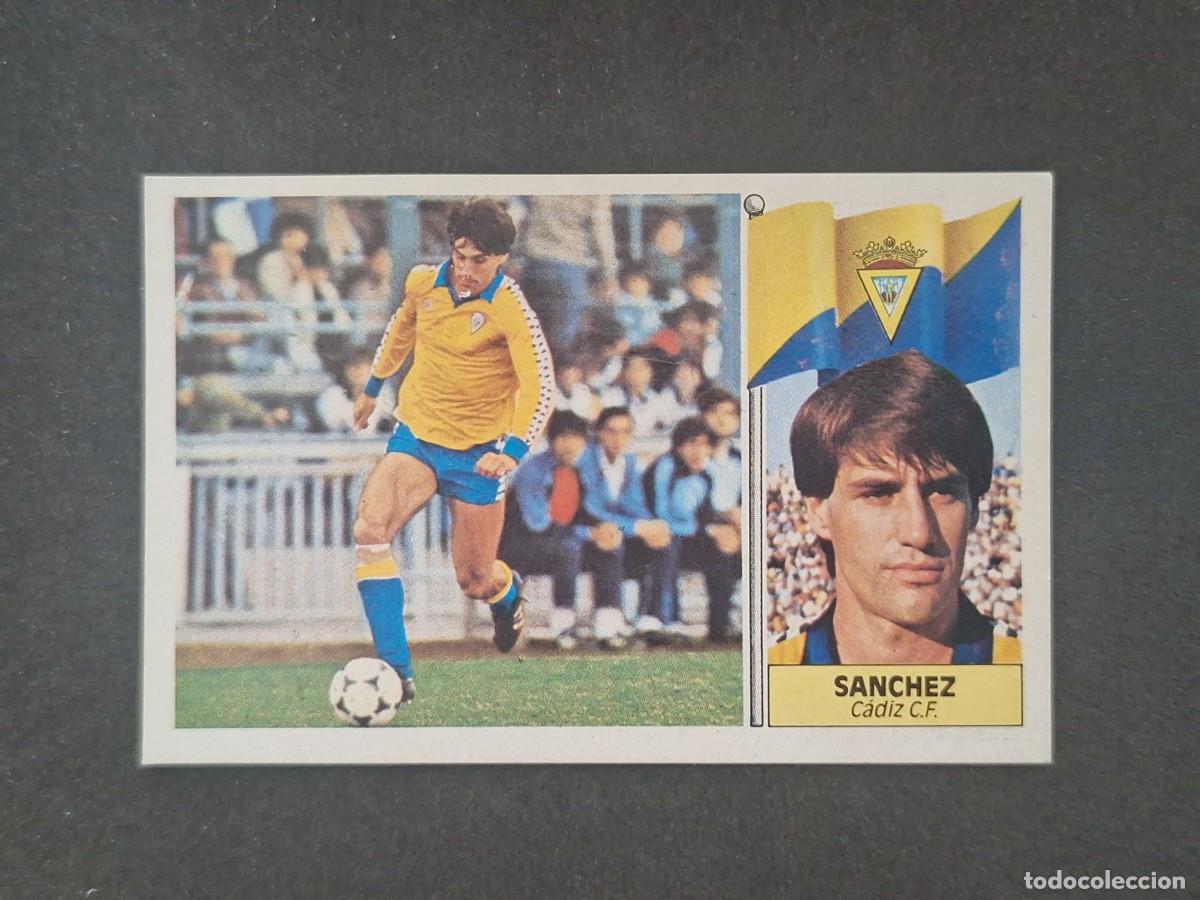 Cartes &agrave; collectionner de Football: L5 SANCHEZ CADIZ C. F. LIGA ESTE 1986 1987 86 87 DESPEGADO RECUPERADO
