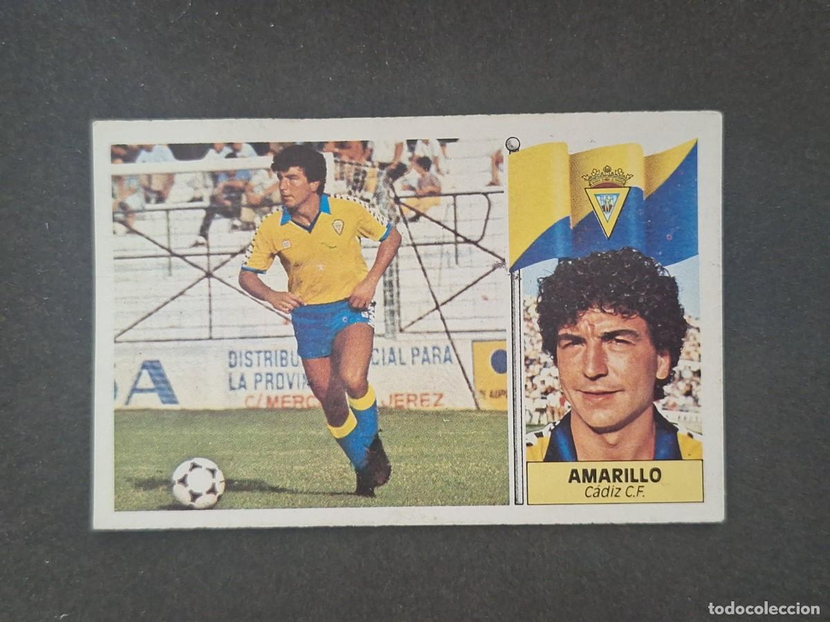 Cartes &agrave; collectionner de Football: L5 AMARILLO CADIZ C. F. LIGA ESTE 1986 1987 86 87 DESPEGADO RECUPERADO