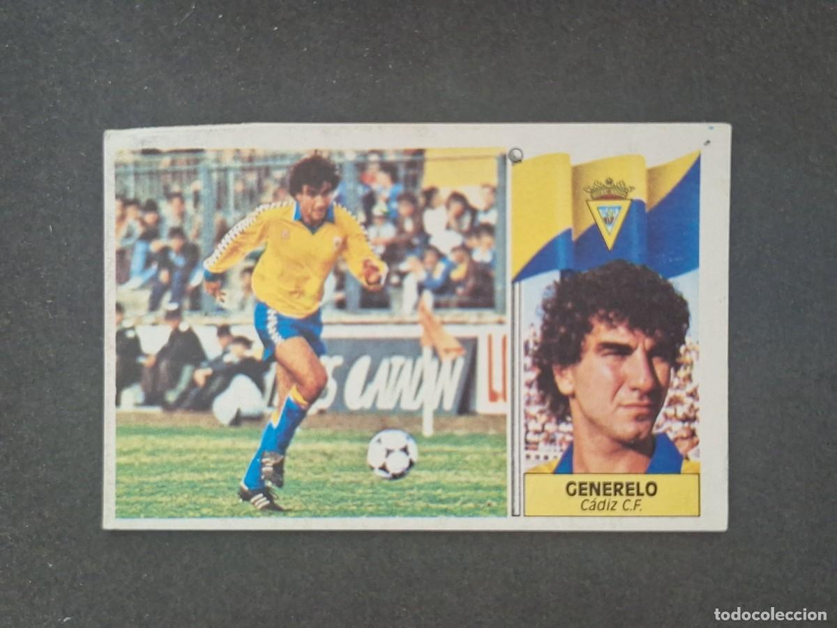 Cromos de f&uacute;tbol: L5 GENERELO CADIZ C. F. LIGA ESTE 1986 1987 86 87 DESPEGADO RECUPERADO