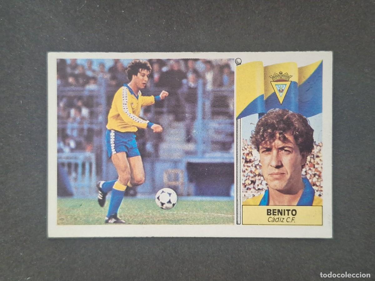 Cromos de f&uacute;tbol: L5 BENITO CADIZ C. F. LIGA ESTE 1986 1987 86 87 DESPEGADO RECUPERADO