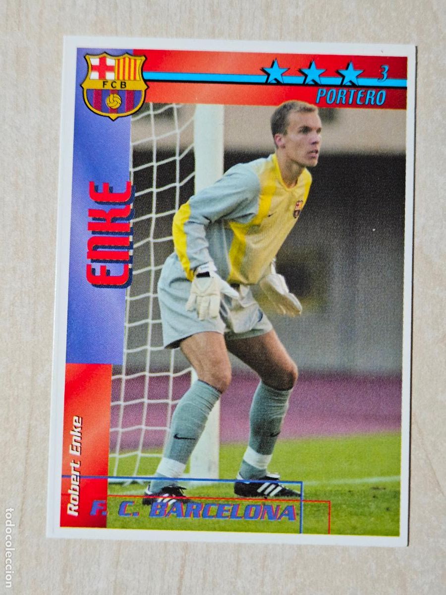 Cromos de f&uacute;tbol: MAGIC BOX INT FUTBOL MATCH TOTAL LIGA 2002 2003 - ENKE - BARCELONA