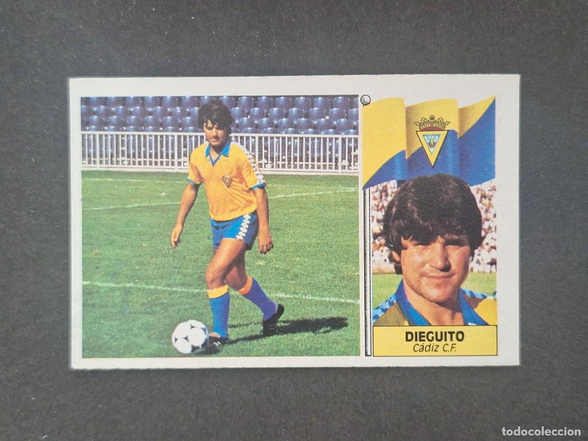 Cromos de f&uacute;tbol: L5 DIEGUITO CADIZ C. F. LIGA ESTE 1986 1987 86 87 DESPEGADO RECUPERADO
