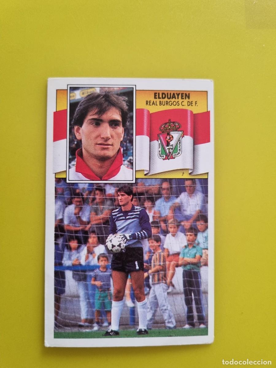 Cromos de f&uacute;tbol: CROMO LIGA ESTE 90 91 1990 1991 NUNCA PEGADO SIN PEGAR ELDUAYEN FICHAJE N&ordm;2 BURGOS CF AR1026