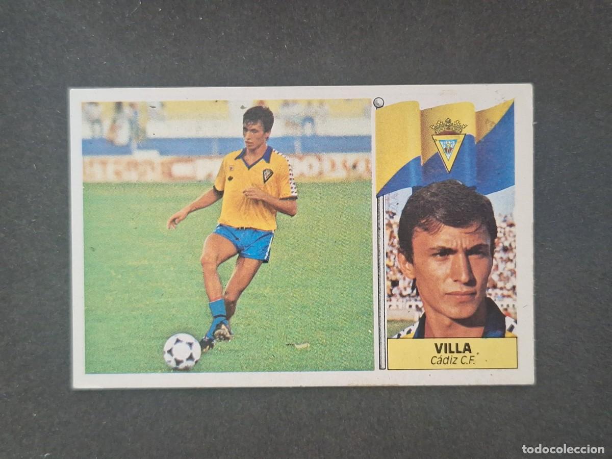 Cromos de f&uacute;tbol: L5 VILLA CADIZ C. F. LIGA ESTE 1986 1987 86 87 DESPEGADO RECUPERADO