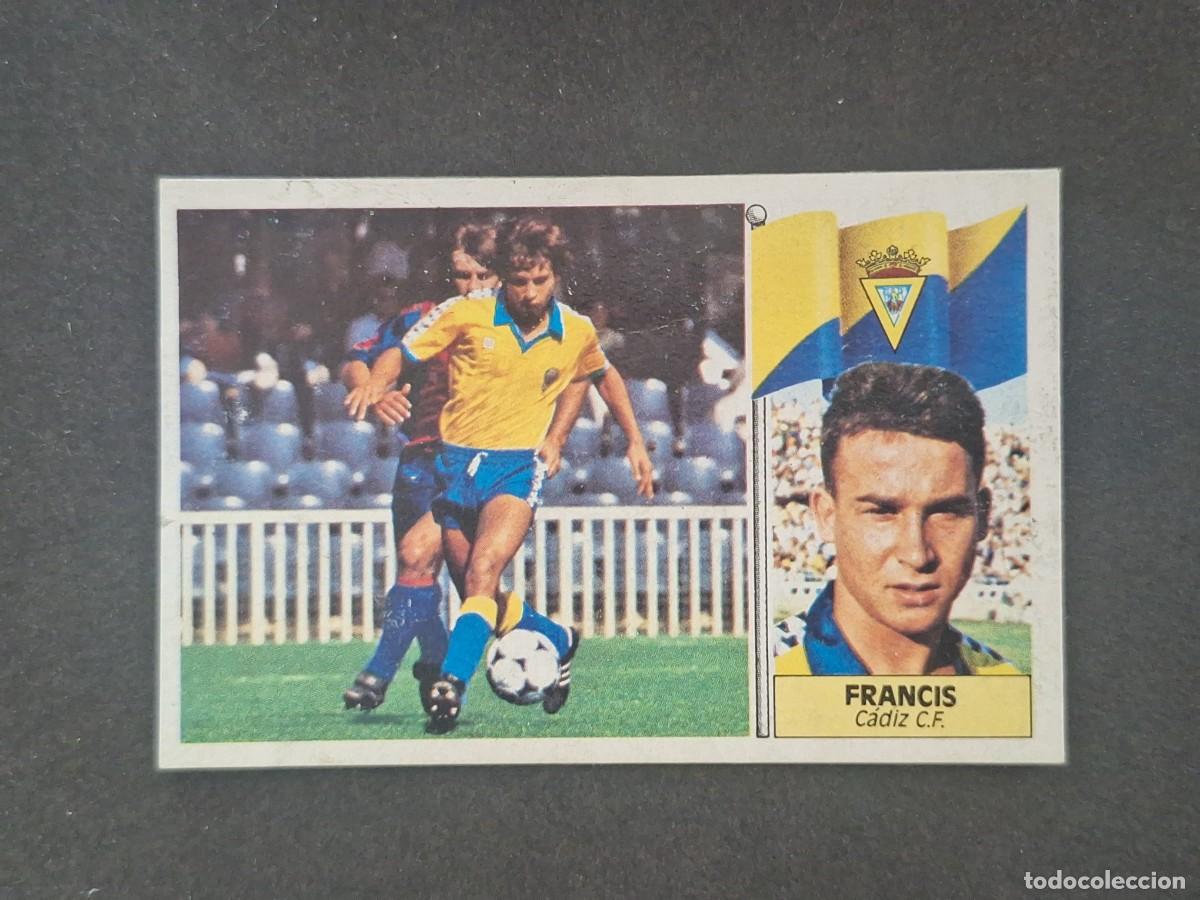 Cromos de f&uacute;tbol: L5 FRANCIS CADIZ C. F. LIGA ESTE 1986 1987 86 87 DESPEGADO RECUPERADO