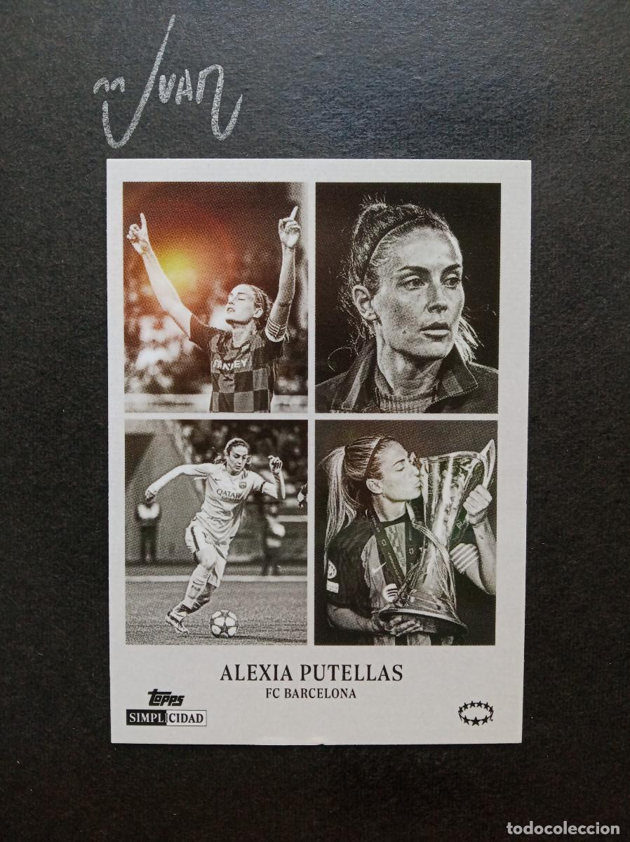 Cromos de f&uacute;tbol: RAICES ALEXIA PUTELLAS BARCELONA ⚽ TOPPS &reg; SIMPLICIDAD UEFA WOMEN CHAMPIONS 2025 2026 25 26 NUEVO