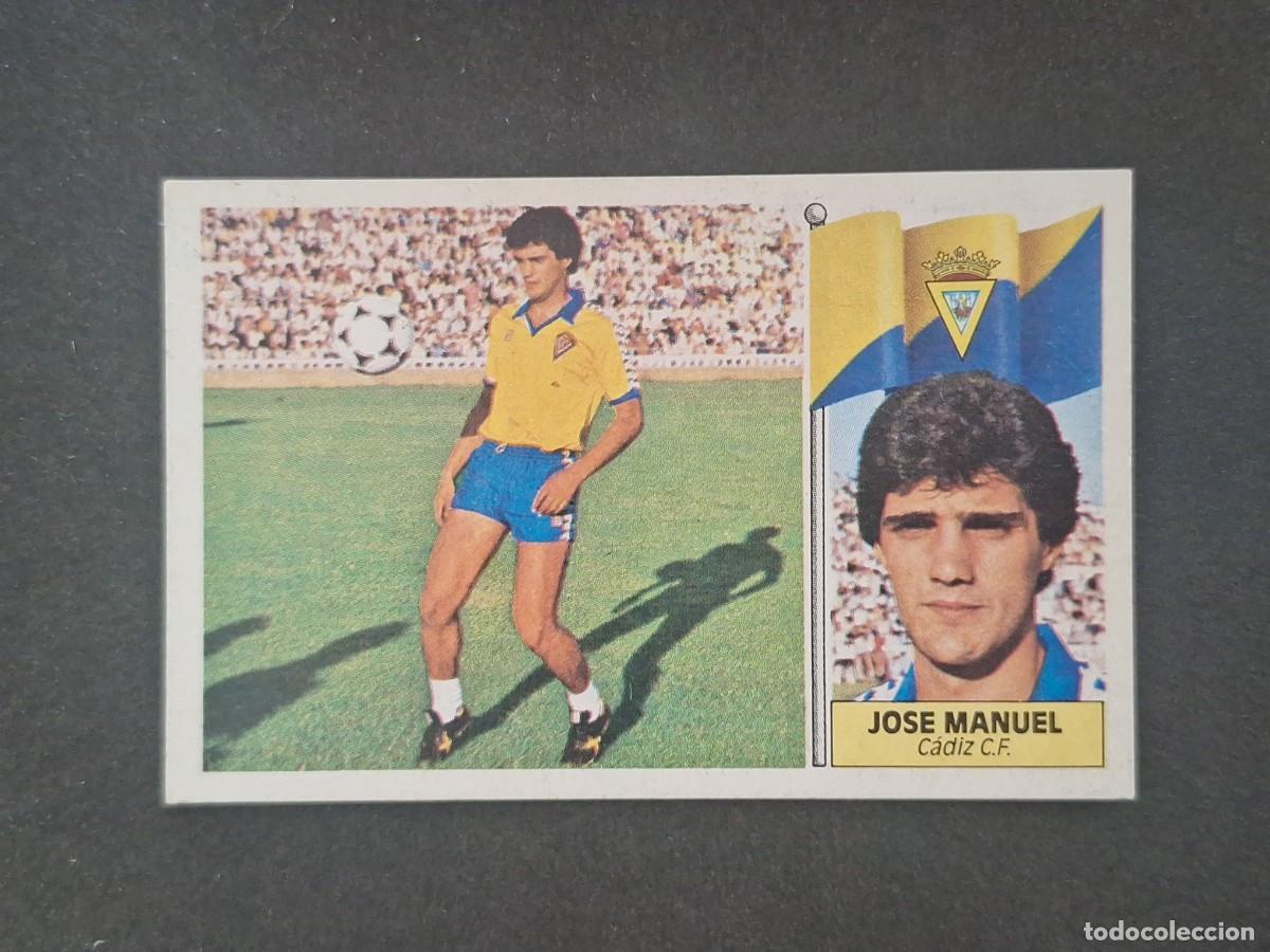 Figurine di Calcio: L5 JOSE MANUEL CADIZ C. F. LIGA ESTE 1986 1987 86 87 DESPEGADO RECUPERADO