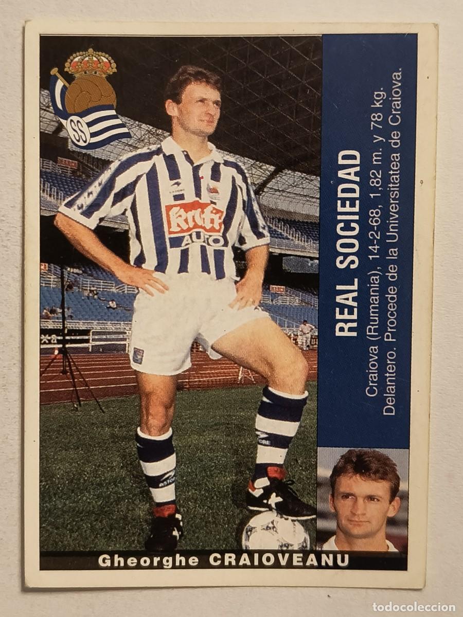 Figurine di Calcio: #CRAIOVEANU ULTIMO FICHAJE (REAL SOCIEDAD) LIGA 95/96 PANINI