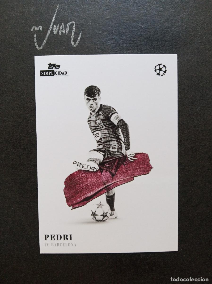 Figurine di Calcio: ARTISTA PEDRI FC BARCELONA ESPA&Ntilde;A ⚽ TOPPS &reg; SIMPLICIDAD UEFA CHAMPIONS 2025 2026 25 26 NUEVO