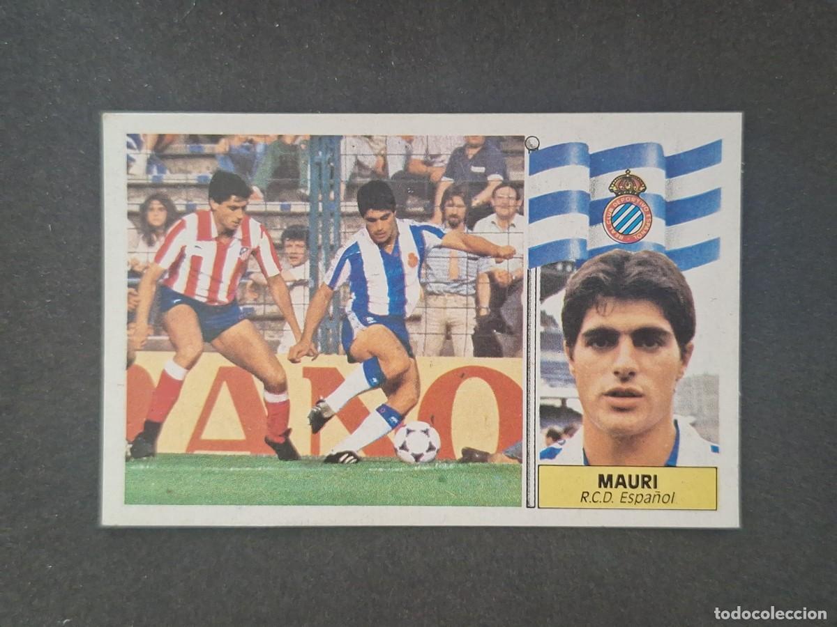 Figurine di Calcio: L5 MAURI R. C. D. ESPA&Ntilde;OL LIGA ESTE 1986 1987 86 87 DESPEGADO RECUPERADO