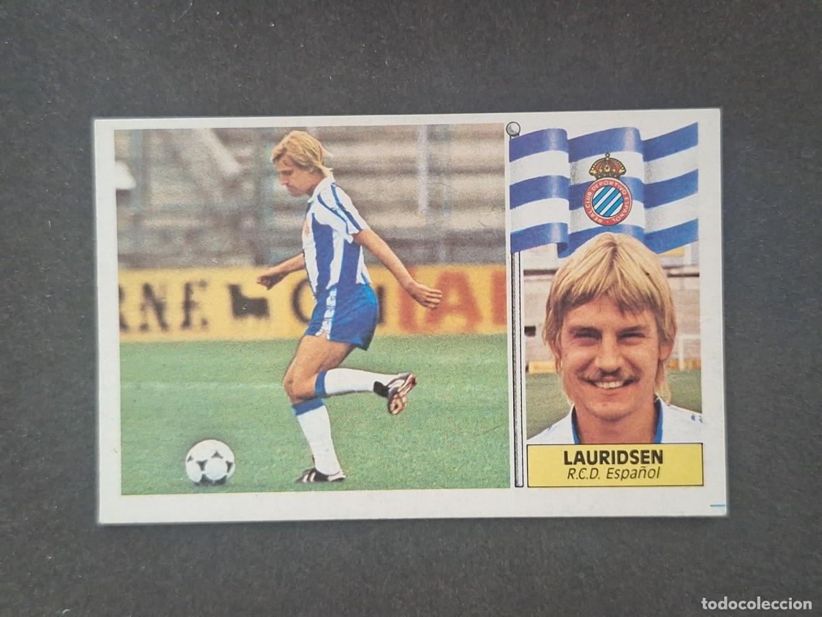 Figurine di Calcio: L5 LAURIDSEN R. C. D. ESPA&Ntilde;OL LIGA ESTE 1986 1987 86 87 DESPEGADO RECUPERADO