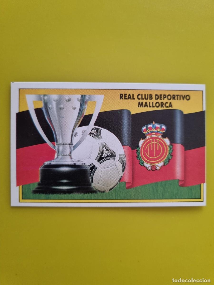 Figurine di Calcio: CROMO LIGA ESTE 90 91 1990 1991 NUNCA PEGADO SIN PEGAR ESCUDO Y BANDERA RCD MALLORCA AR1026