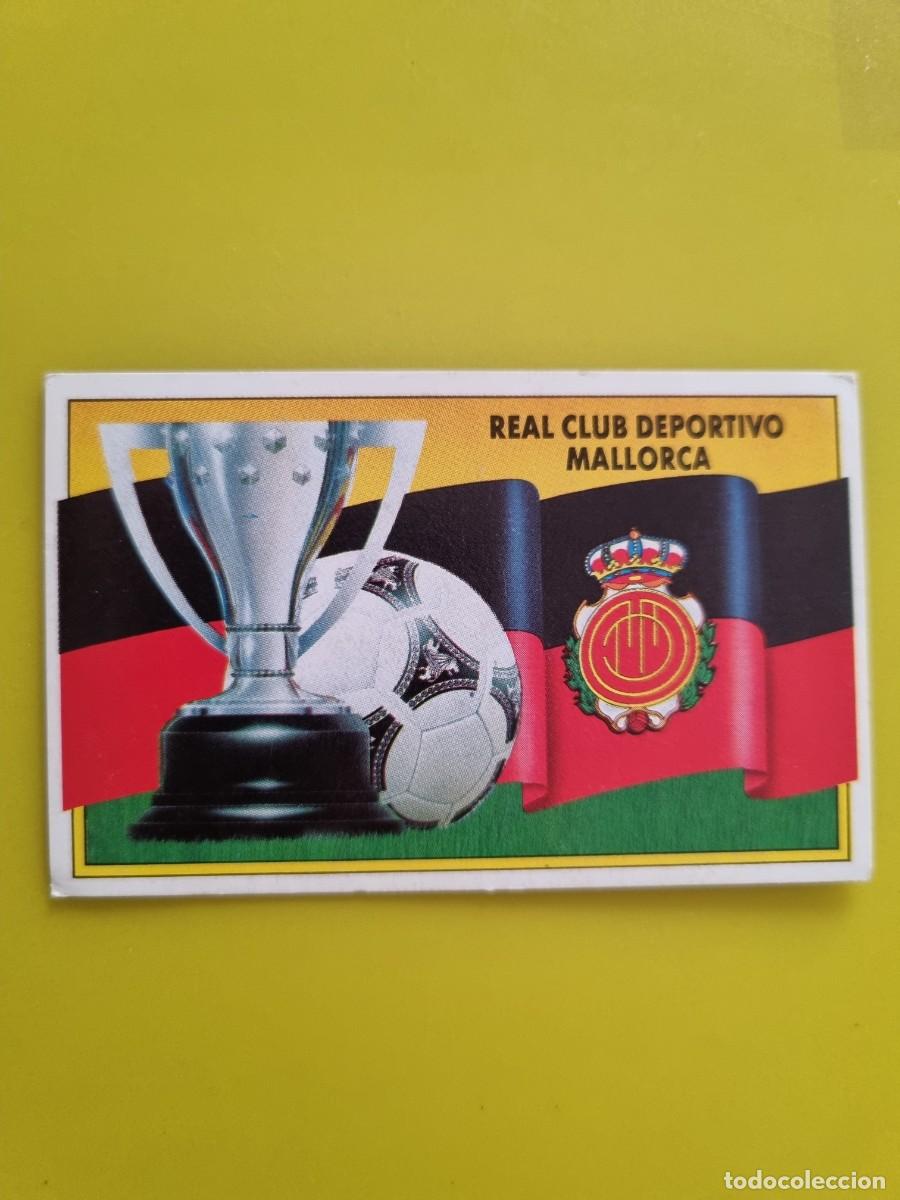 Figurine di Calcio: CROMO LIGA ESTE 90 91 1990 1991 NUNCA PEGADO SIN PEGAR ESCUDO Y BANDERA RCD MALLORCA AR1026