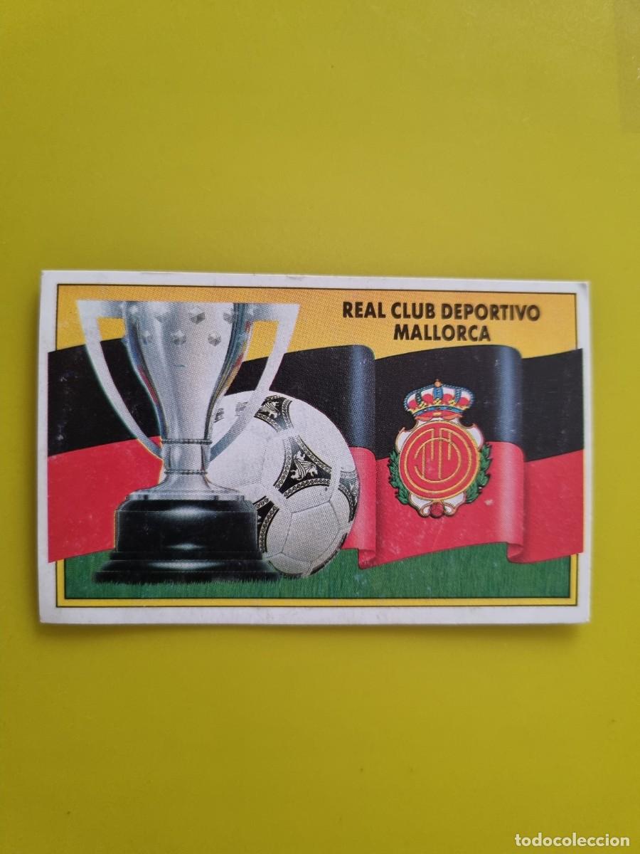Cromos de f&uacute;tbol: CROMO LIGA ESTE 90 91 1990 1991 NUNCA PEGADO SIN PEGAR ESCUDO Y BANDERA RCD MALLORCA AR1026