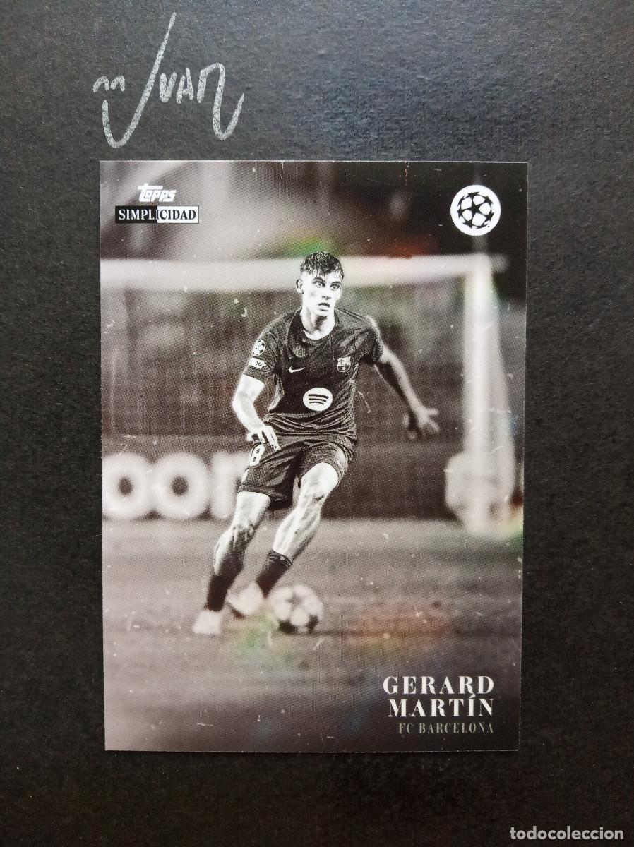 Cromos de f&uacute;tbol: ESTRELLAS GERARD MARTIN BARCELONA ESPA&Ntilde;A ⚽ TOPPS &reg; SIMPLICIDAD UEFA CHAMPIONS 2025 2026 25 26 NUEVO