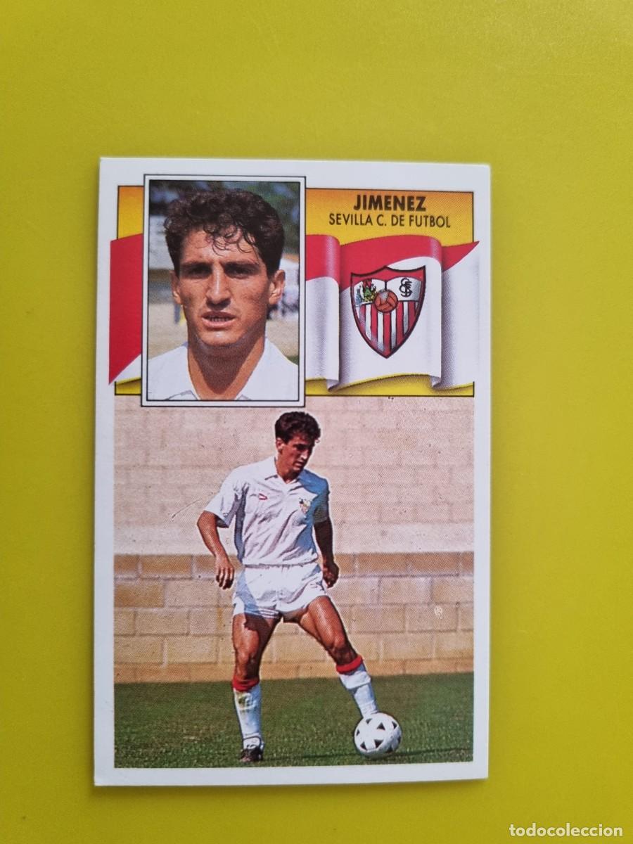 Cromos de f&uacute;tbol: CROMO LIGA ESTE 90 91 1990 1991 NUNCA PEGADO SIN PEGAR JIMENEZ SEVILLA CF AR1026