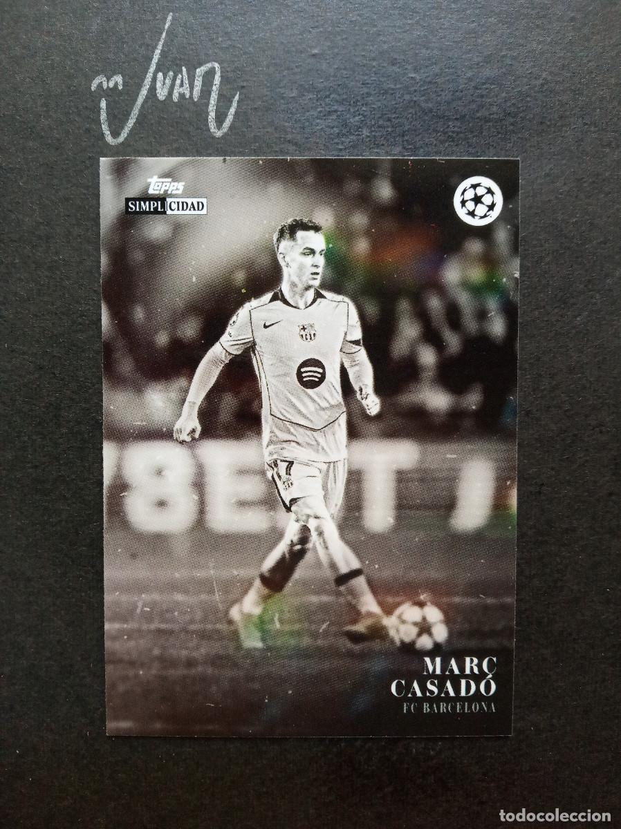 Cromos de f&uacute;tbol: ESTRELLAS MARC CASADO FC BARCELONA ESPA&Ntilde;A ⚽ TOPPS &reg; SIMPLICIDAD UEFA CHAMPIONS 2025 2026 25 26 NUEVO