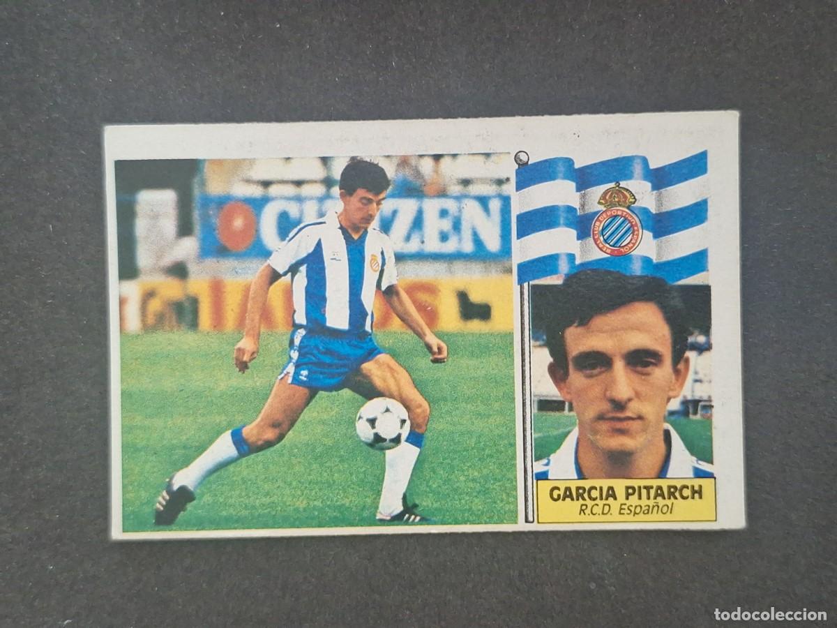 Cromos de f&uacute;tbol: L5 GARCIA PITARCH R. C. D. ESPA&Ntilde;OL LIGA ESTE 1986 1987 86 87 DESPEGADO RECUPERADO