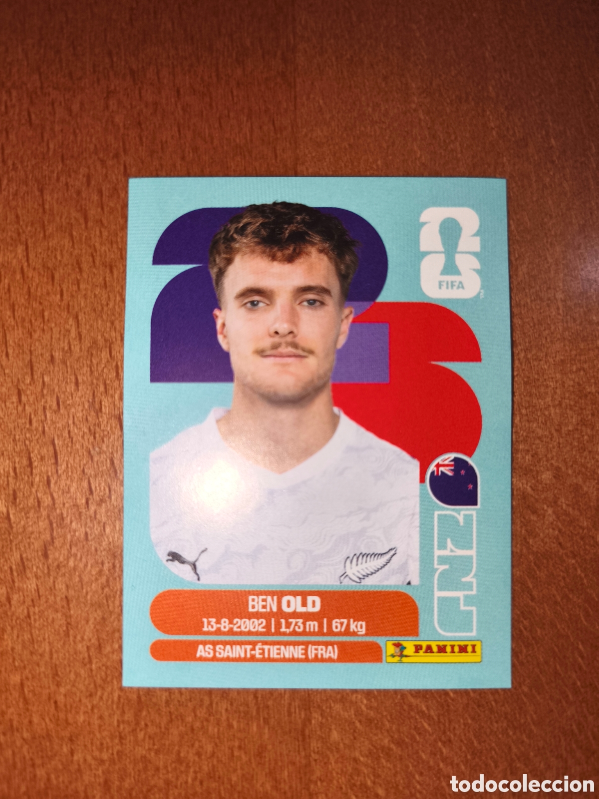 Cromos de f&uacute;tbol: NZL16 Ben Old NZL 16 Fifa World Cup 2026 Nueva Zelanda