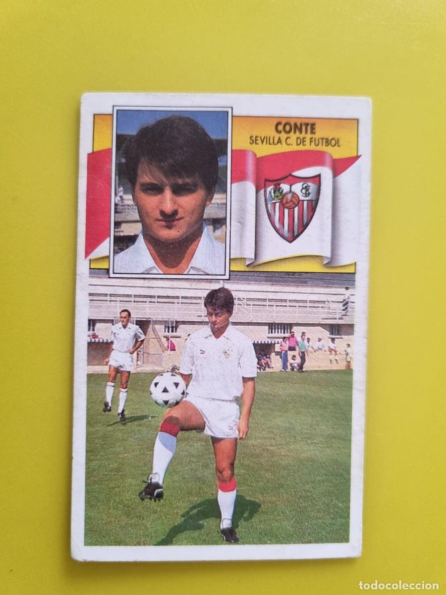 Cromos de f&uacute;tbol: CROMO LIGA ESTE 90 91 1990 1991 NUNCA PEGADO SIN PEGAR CONTE SEVILLA CF AR1026