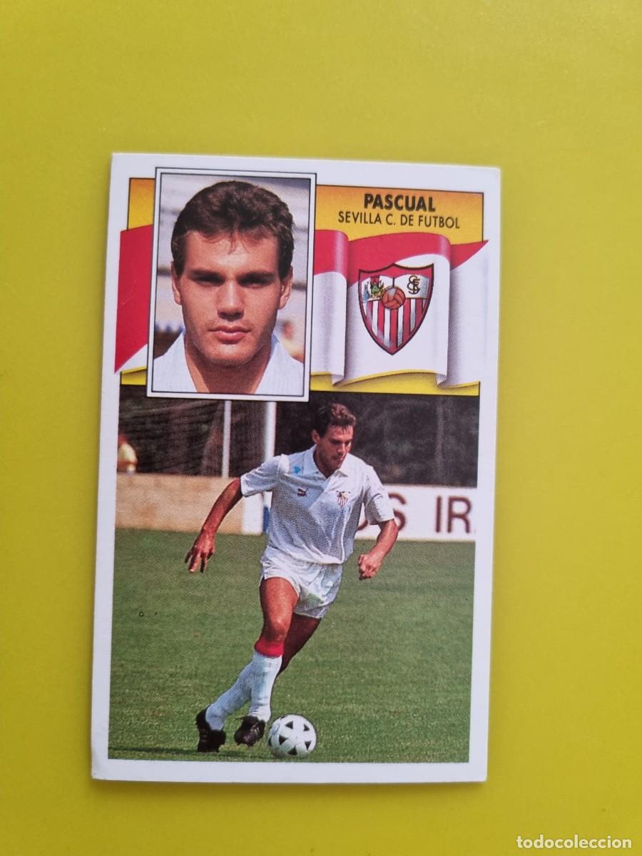 Cromos de f&uacute;tbol: CROMO LIGA ESTE 90 91 1990 1991 NUNCA PEGADO SIN PEGAR PASCUAL SEVILLA CF AR1026