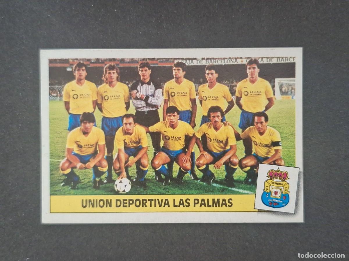 Cromos de f&uacute;tbol: L5 ALINEACION EQUIPO U. D. LAS PALMAS LIGA ESTE 1986 1987 86 87 DESPEGADO RECUPERADO