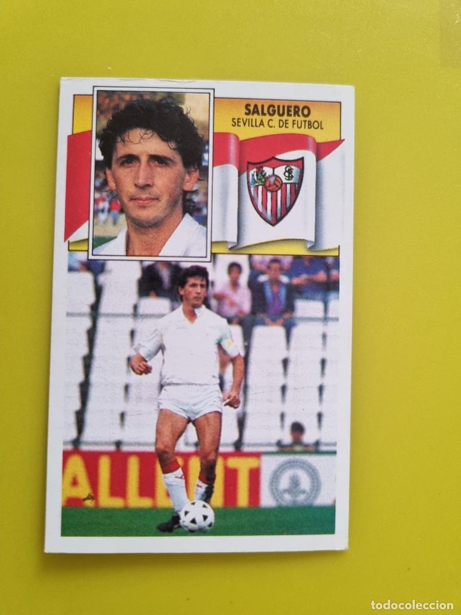 Cromos de f&uacute;tbol: CROMO LIGA ESTE 90 91 1990 1991 NUNCA PEGADO SIN PEGAR SALGUERO SEVILLA CF AR1026