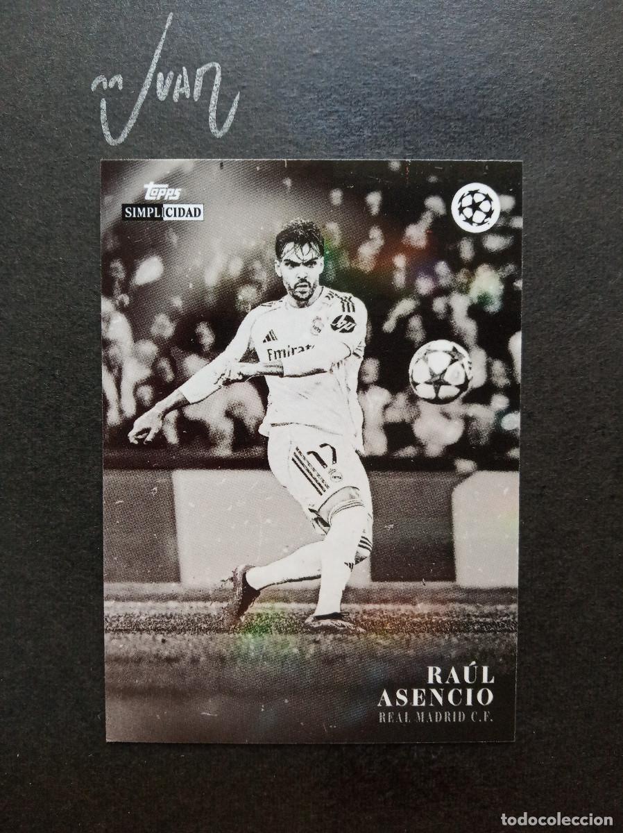Cromos de f&uacute;tbol: ESTRELLAS RAUL ASENCIO REAL MADRID ⚽ TOPPS &reg; SIMPLICIDAD UEFA CHAMPIONS 2025 2026 25 26 NUEVO