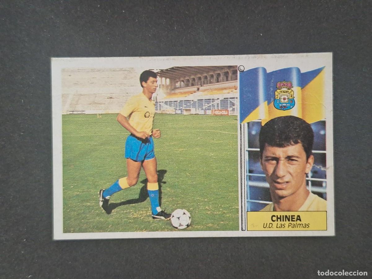 Cartes &agrave; collectionner de Football: L5 CHINEA U. D. LAS PALMAS LIGA ESTE 1986 1987 86 87 DESPEGADO RECUPERADO