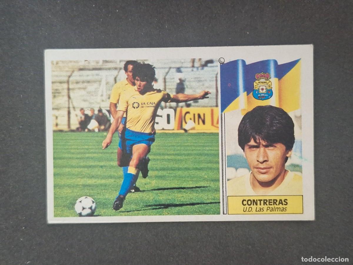 Fu&szlig;ball-Sticker: L5 CONTRERAS U. D. LAS PALMAS LIGA ESTE 1986 1987 86 87 DESPEGADO RECUPERADO
