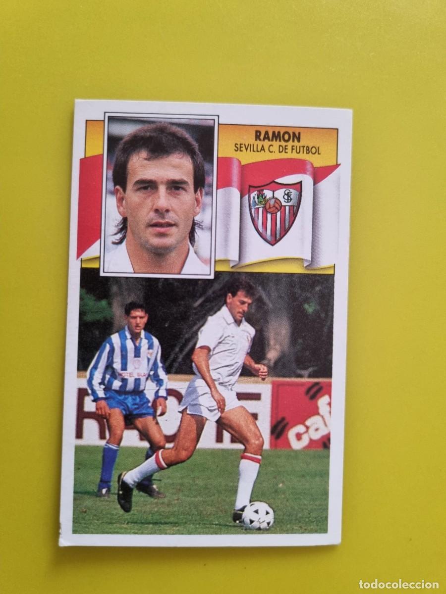 Fu&szlig;ball-Sticker: CROMO LIGA ESTE 90 91 1990 1991 NUNCA PEGADO SIN PEGAR RAMON SEVILLA CF AR1026