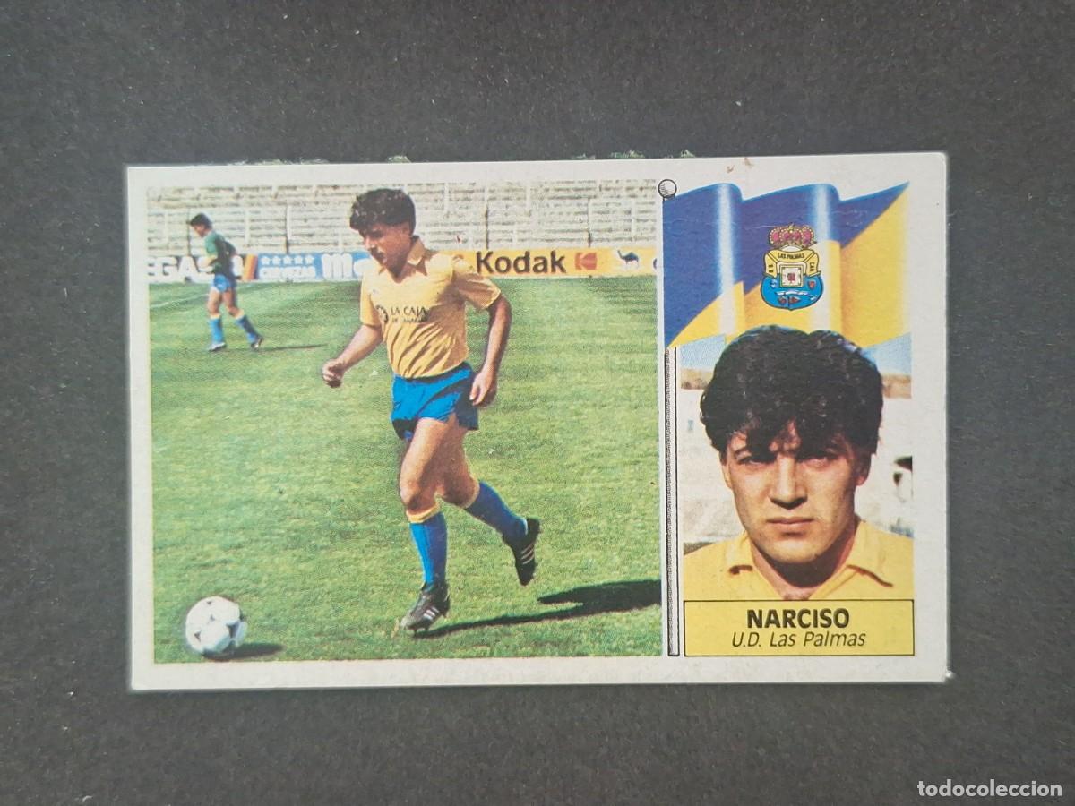 Fu&szlig;ball-Sticker: L5 NARCISO U. D. LAS PALMAS LIGA ESTE 1986 1987 86 87 DESPEGADO RECUPERADO