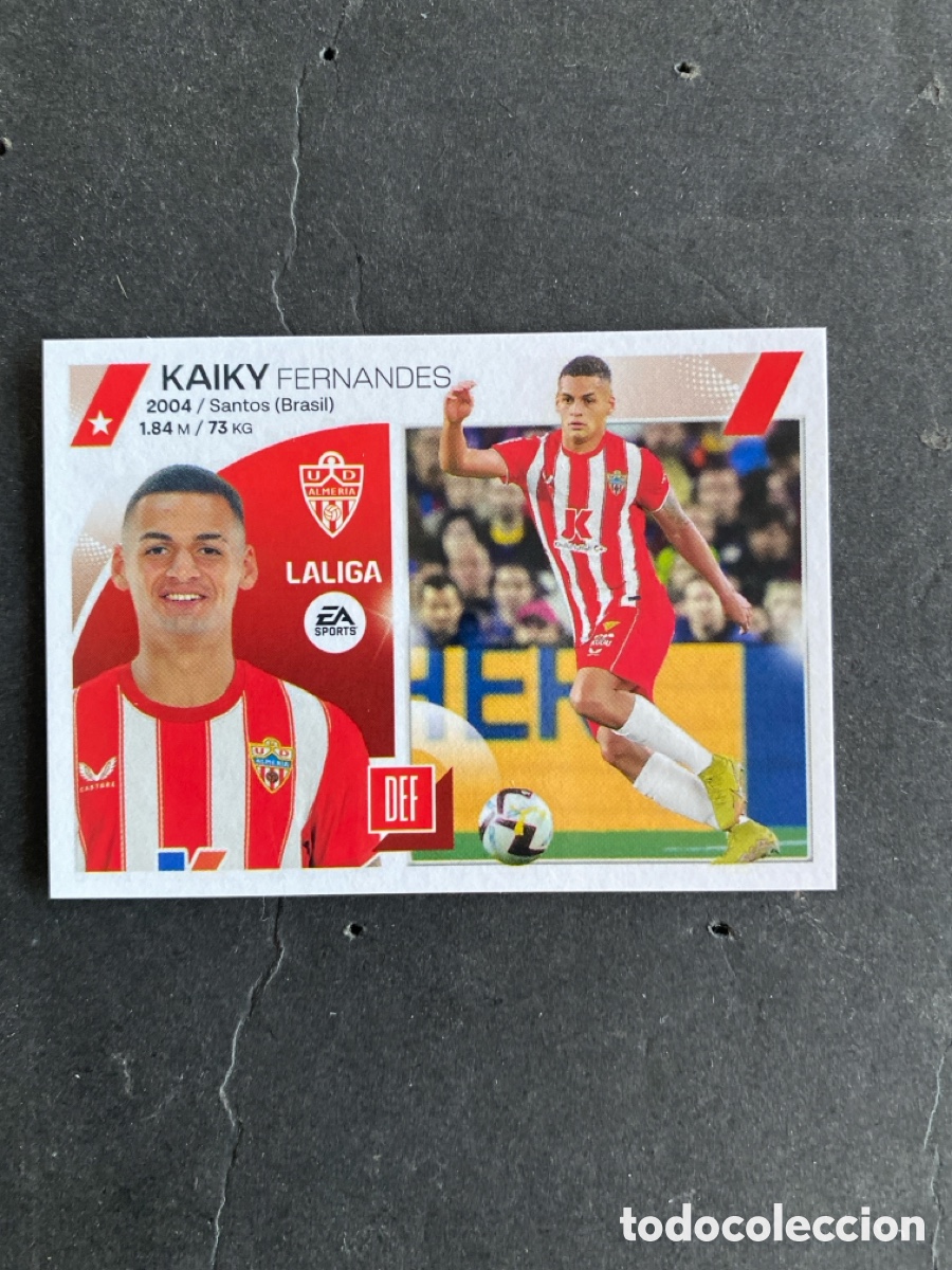 Cromos de f&uacute;tbol: Cromo liga 23/24 Almeria N* 9