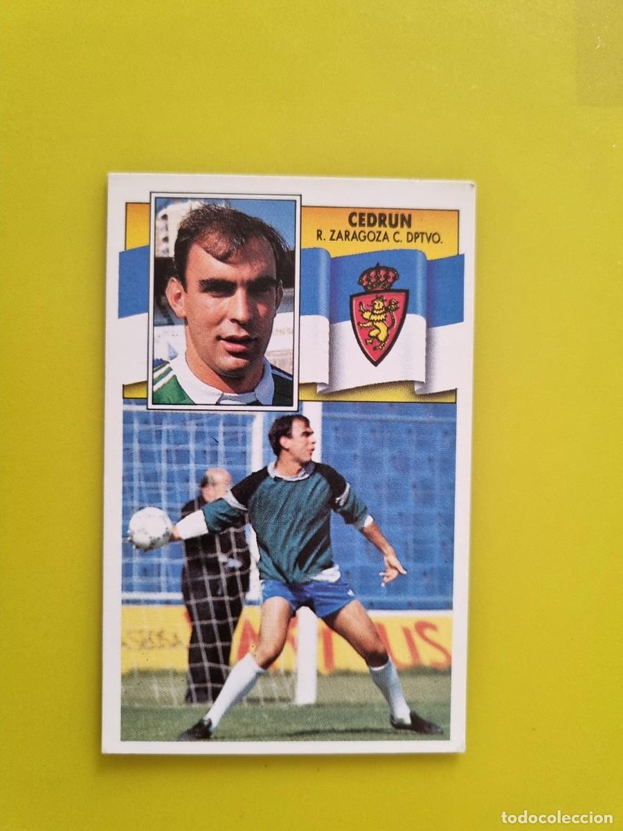 Cromos de f&uacute;tbol: CROMO LIGA ESTE 90 91 1990 1991 NUNCA PEGADO SIN PEGAR CEDRUN REAL ZARAGOZA AR1026