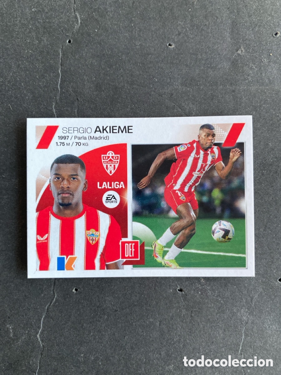 Cromos de f&uacute;tbol: Cromo liga 23/24 Almeria N* 10