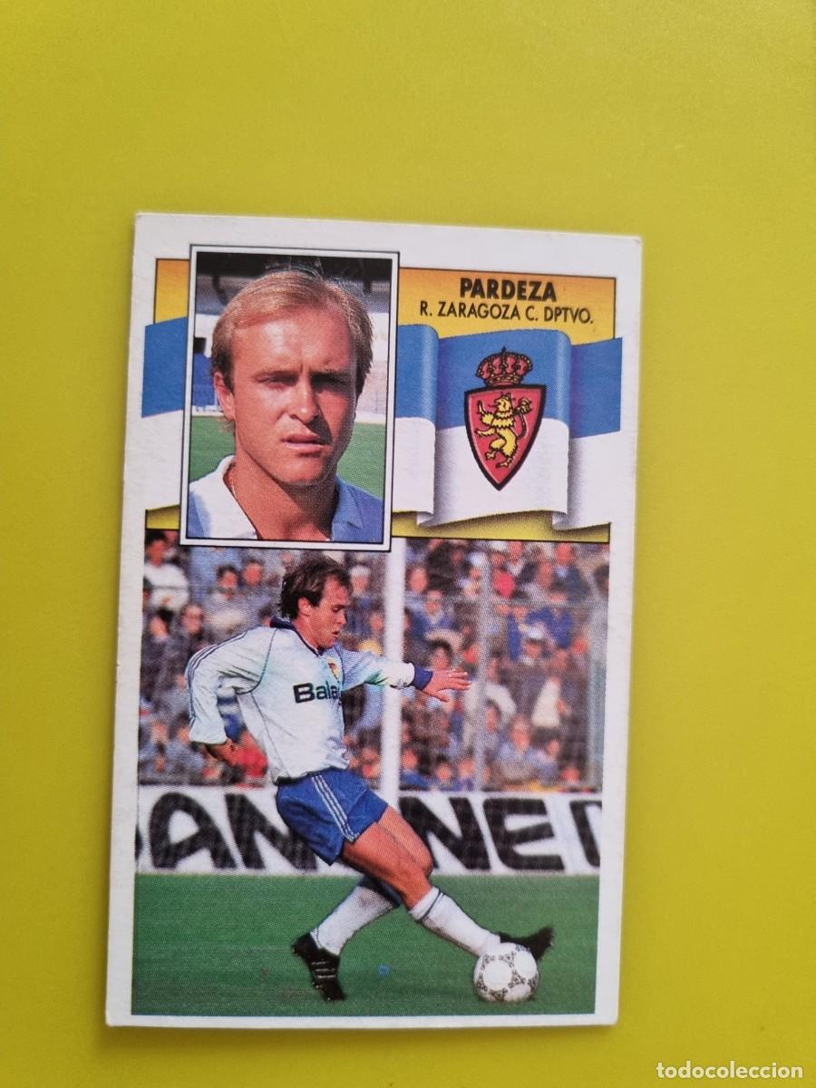Cartes &agrave; collectionner de Football: CROMO LIGA ESTE 90 91 1990 1991 NUNCA PEGADO SIN PEGAR PARDEZA REAL ZARAGOZA AR1026