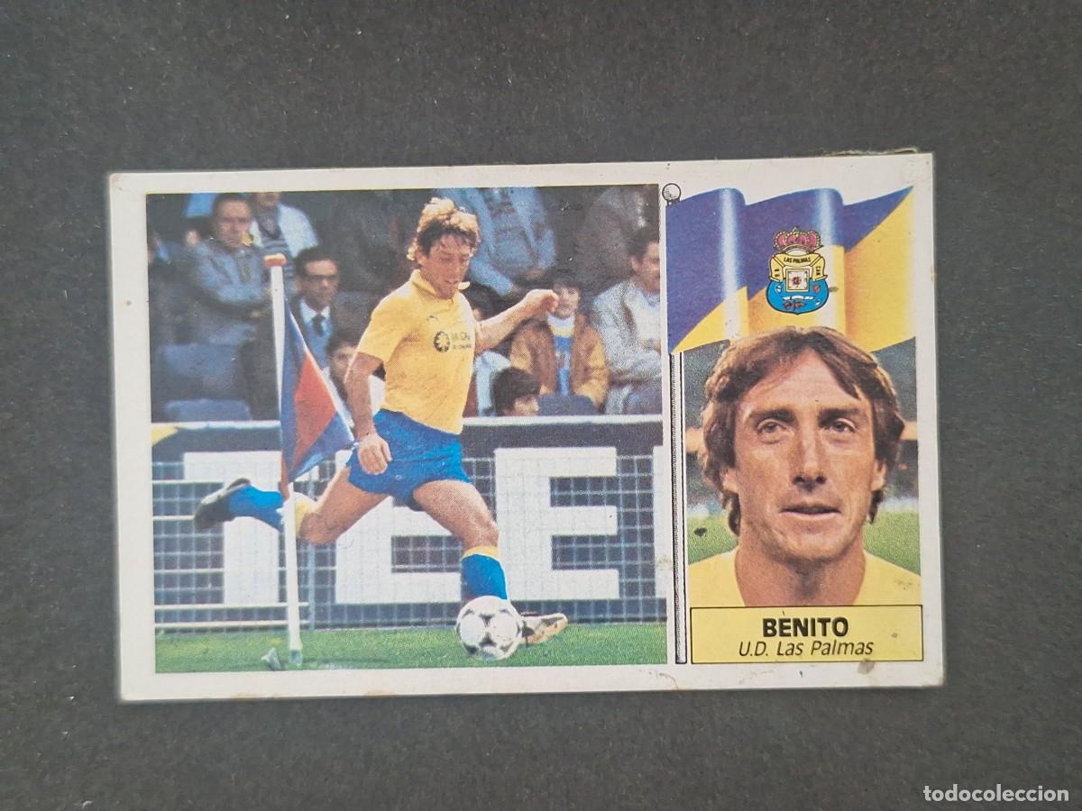 Cartes &agrave; collectionner de Football: L5 BENITO U. D. LAS PALMAS LIGA ESTE 1986 1987 86 87 DESPEGADO RECUPERADO