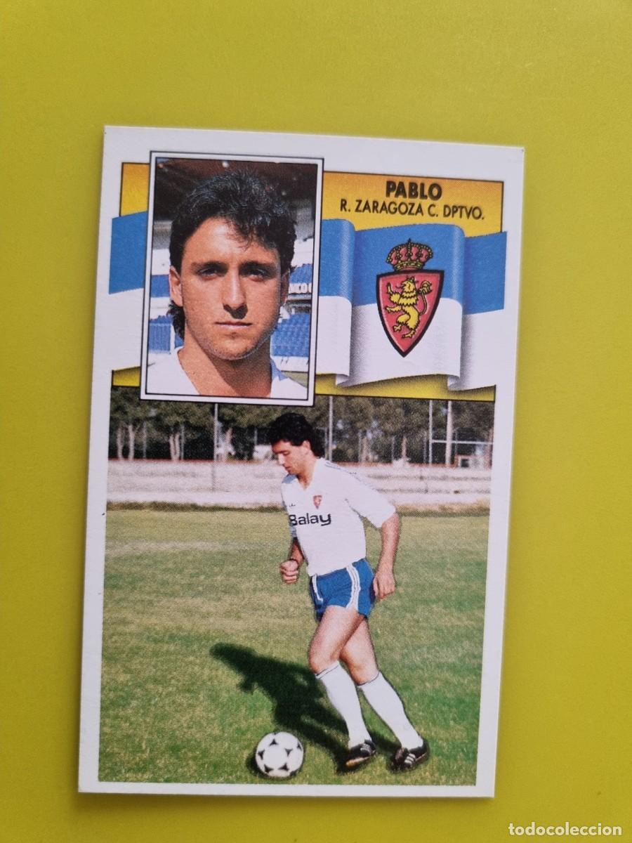 Cartes &agrave; collectionner de Football: CROMO LIGA ESTE 90 91 1990 1991 NUNCA PEGADO SIN PEGAR PABLO ALFARO REAL ZARAGOZA AR1026