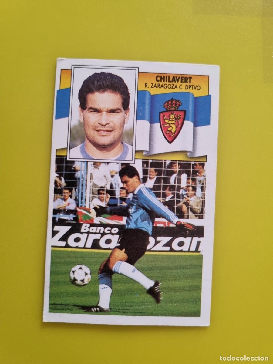 Cartes &agrave; collectionner de Football: CROMO LIGA ESTE 90 91 1990 1991 NUNCA PEGADO SIN PEGAR CHILAVERT REAL ZARAGOZA AR1026