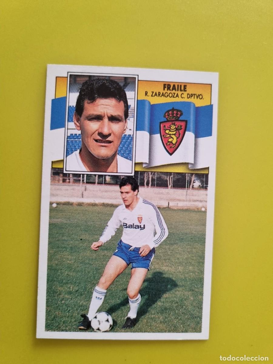 Cromos de f&uacute;tbol: CROMO LIGA ESTE 90 91 1990 1991 NUNCA PEGADO SIN PEGAR FRAILE REAL ZARAGOZA AR1026