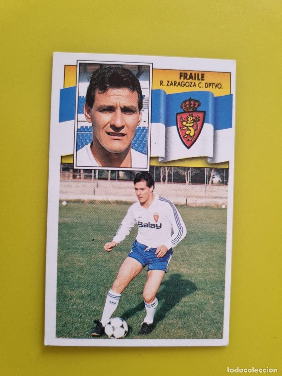 Cromos de f&uacute;tbol: CROMO LIGA ESTE 90 91 1990 1991 NUNCA PEGADO SIN PEGAR FRAILE REAL ZARAGOZA AR1026