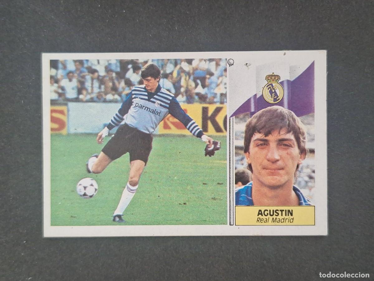 Cromos de f&uacute;tbol: L5 AGUSTIN REAL MADRID LIGA ESTE 1986 1987 86 87 DESPEGADO RECUPERADO