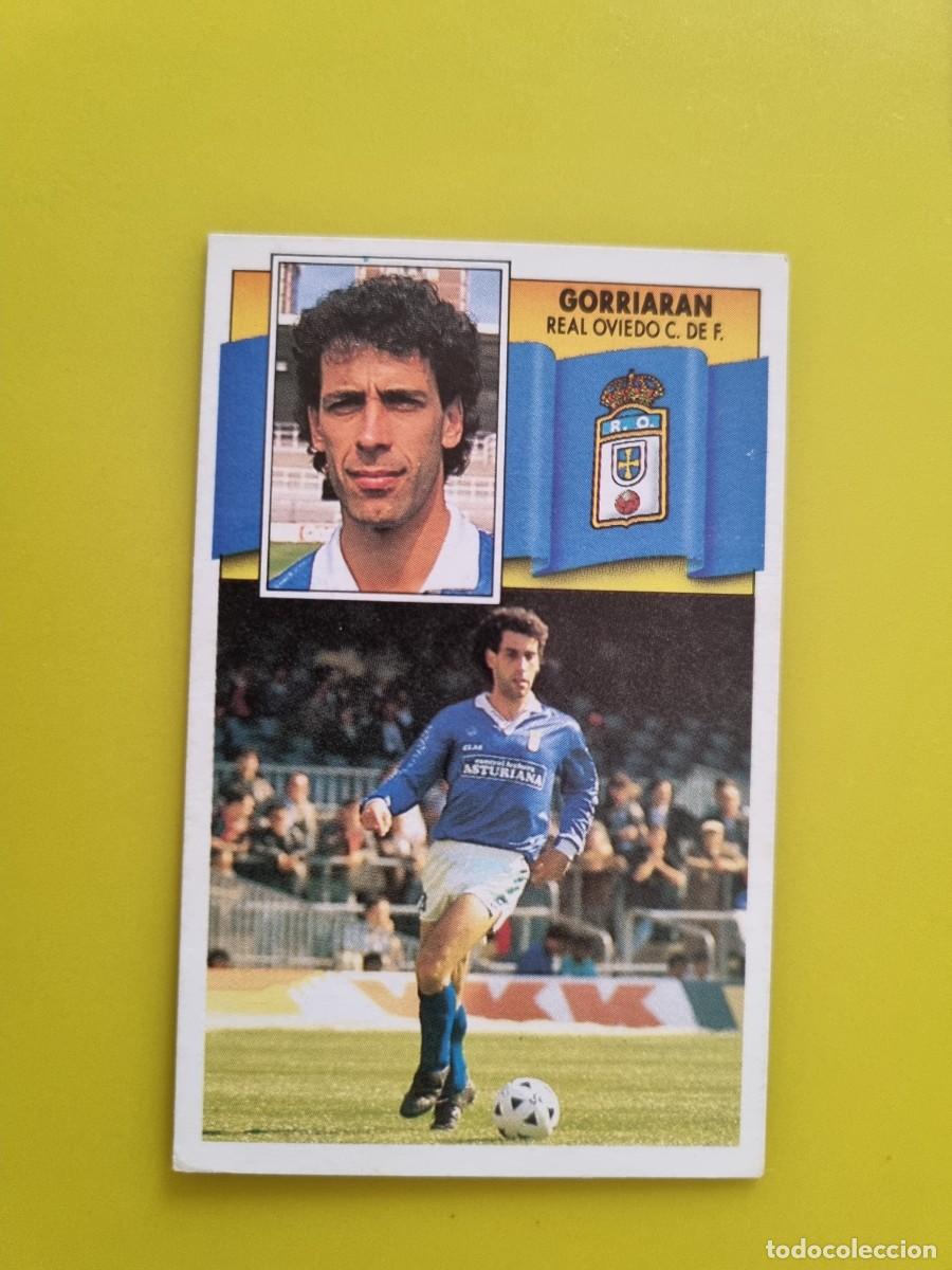 Cromos de f&uacute;tbol: CROMO LIGA ESTE 90 91 1990 1991 NUNCA PEGADO SIN PEGAR GORRIARAN REAL OVIEDO AR1026