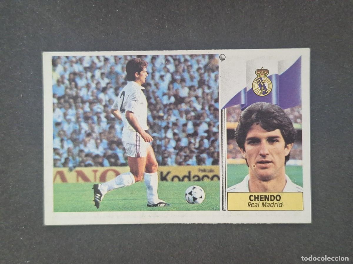 Cromos de f&uacute;tbol: L5 CHENDO REAL MADRID LIGA ESTE 1986 1987 86 87 DESPEGADO RECUPERADO