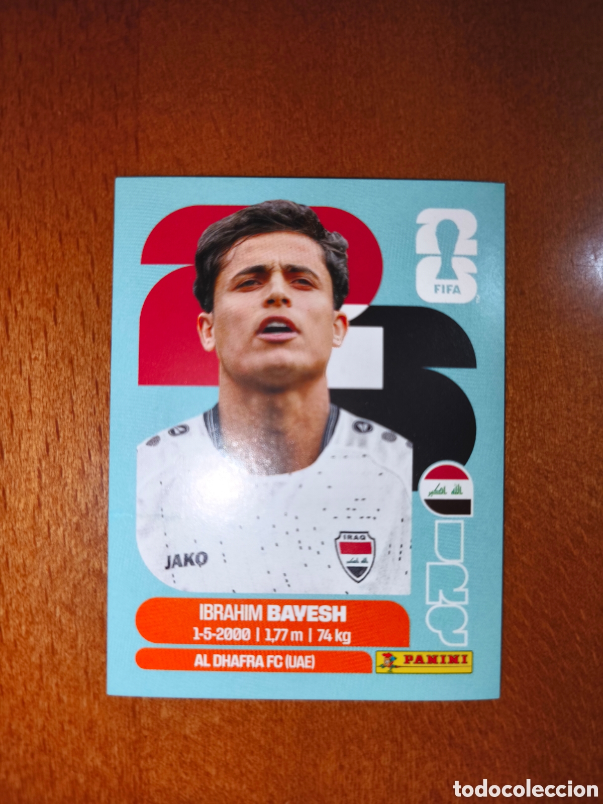 Cromos de f&uacute;tbol: IRQ11 Ibrahim Bayesh IRQ 11 Fifa World Cup 2026 Iraq