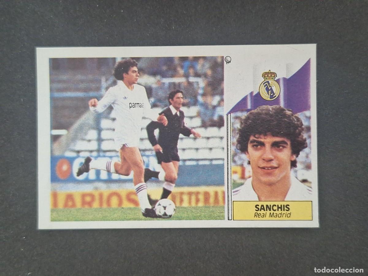 Cromos de f&uacute;tbol: L5 SANCHIS REAL MADRID LIGA ESTE 1986 1987 86 87 DESPEGADO RECUPERADO