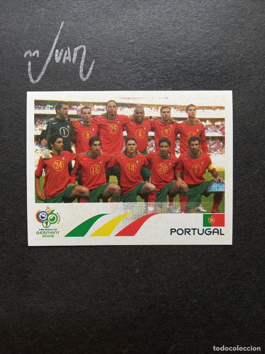 Cromos de f&uacute;tbol: 282 ALINEACION ROOKIE CRISTIANO RONALDO PORTUGAL REAL MADRID ⚽ PANINI &reg; MUNDIAL FIFA 2006 06 NUEVO