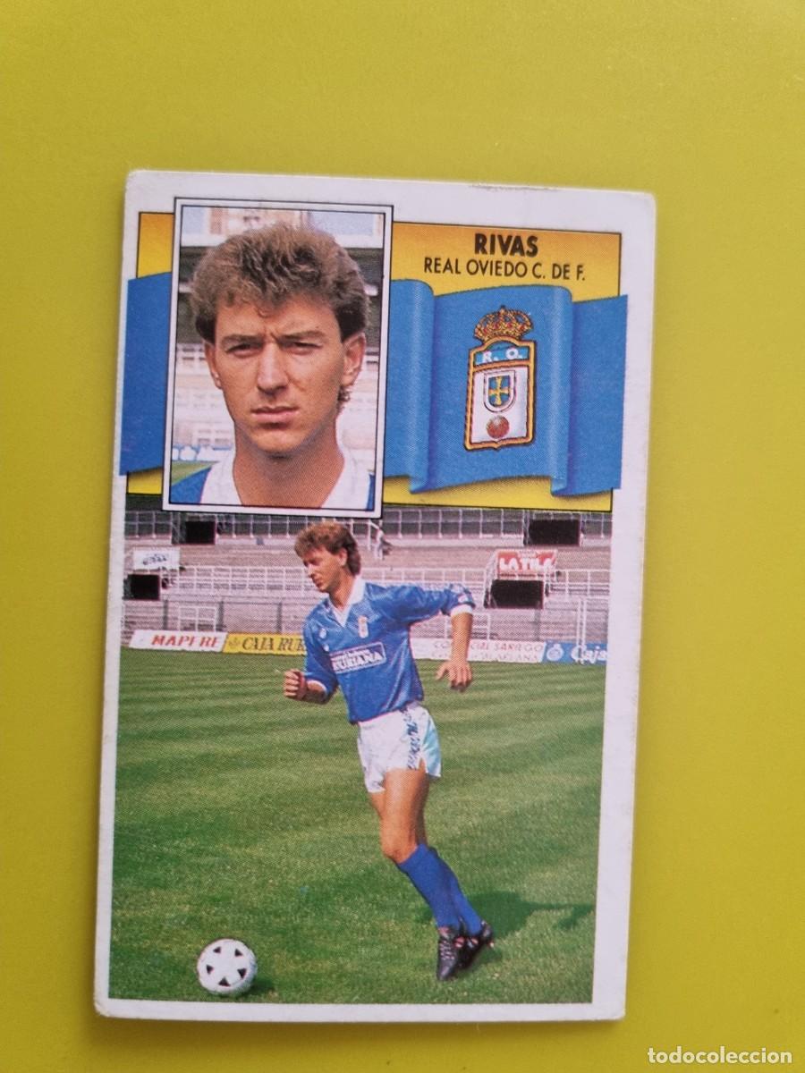 Cromos de f&uacute;tbol: CROMO LIGA ESTE 90 91 1990 1991 NUNCA PEGADO SIN PEGAR RIVAS REAL OVIEDO AR1026