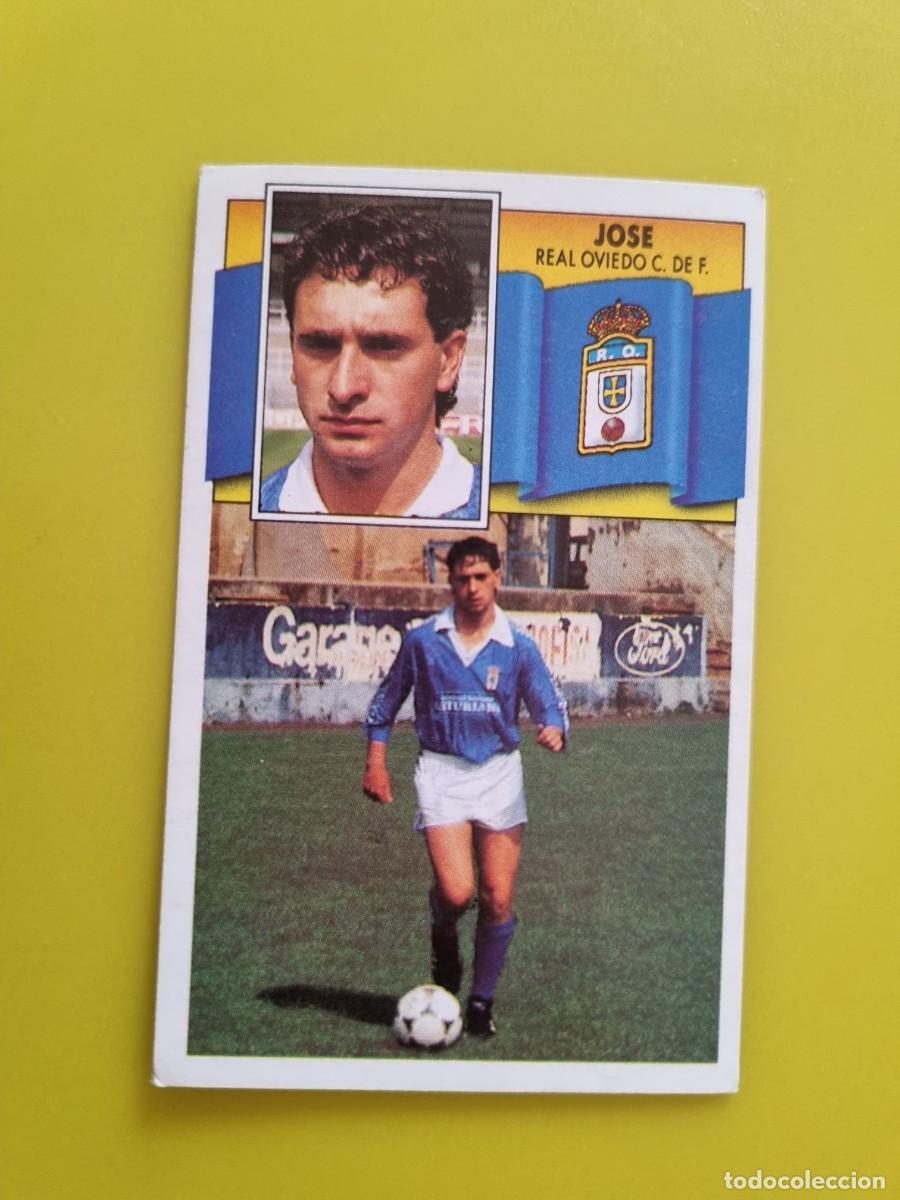 Football Stickers: CROMO LIGA ESTE 90 91 1990 1991 NUNCA PEGADO SIN PEGAR JOSE REAL OVIEDO AR1026