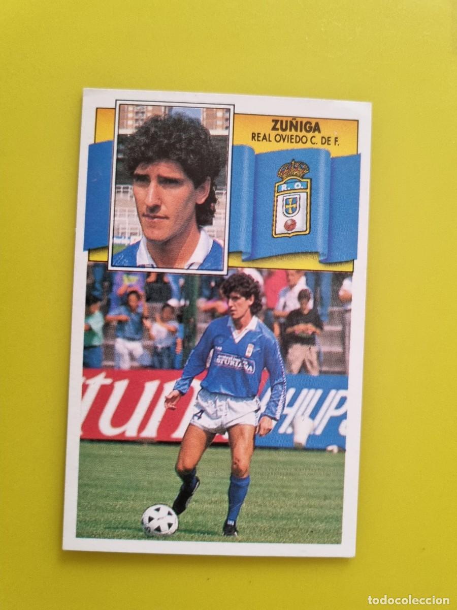 Football Stickers: CROMO LIGA ESTE 90 91 1990 1991 NUNCA PEGADO SIN PEGAR ZU&Ntilde;IGA REAL OVIEDO AR1026